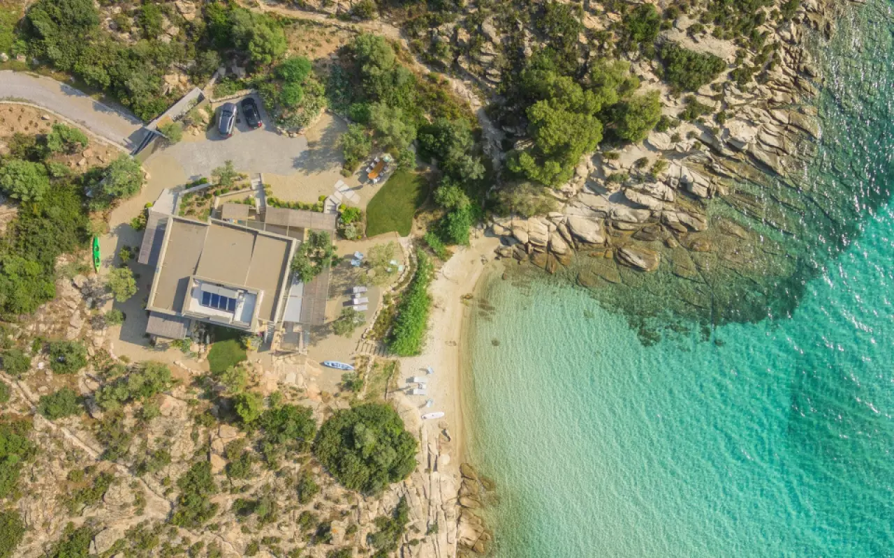 Blue Scene Villa with private beach, Lagonisi