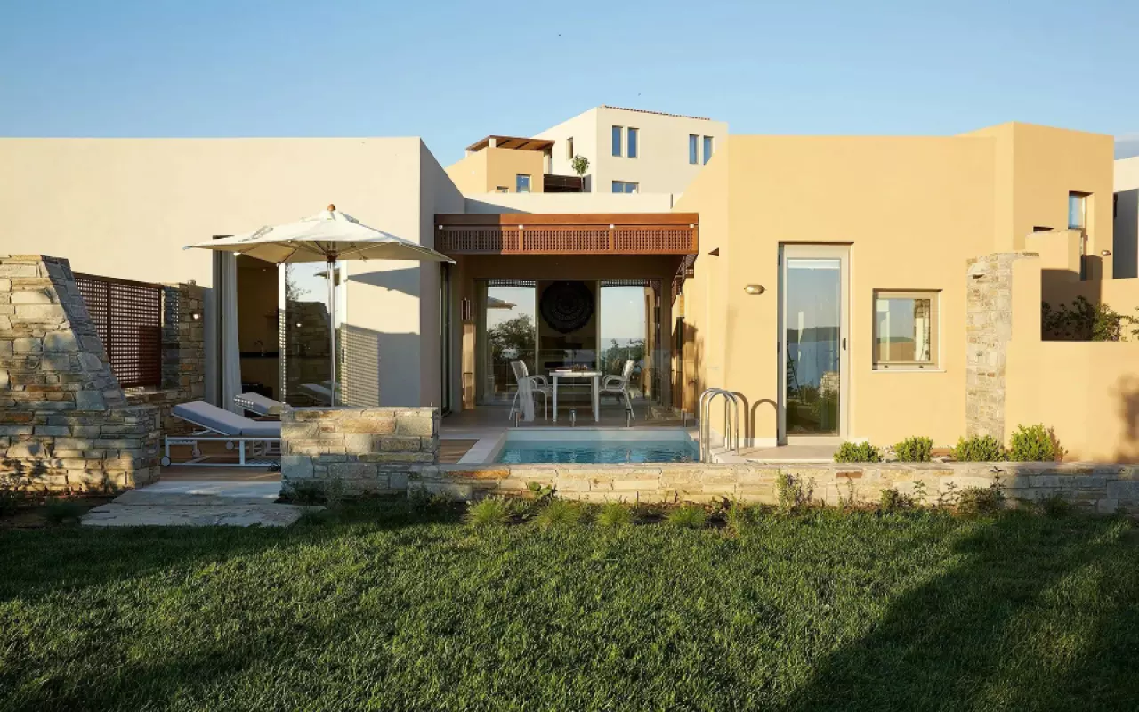 Eagles Ocean One Bedroom Pool Villa With Private Garden, Ouranoupoli