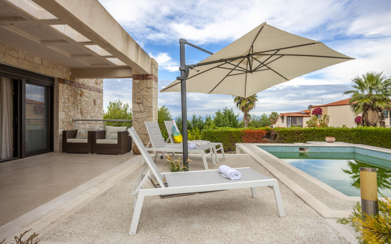 Panoramic view Villa Deny , Hanioti