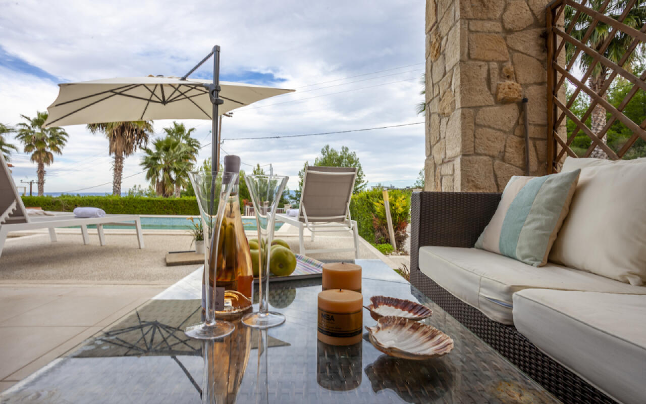 Panoramic view Villa Deny , Hanioti