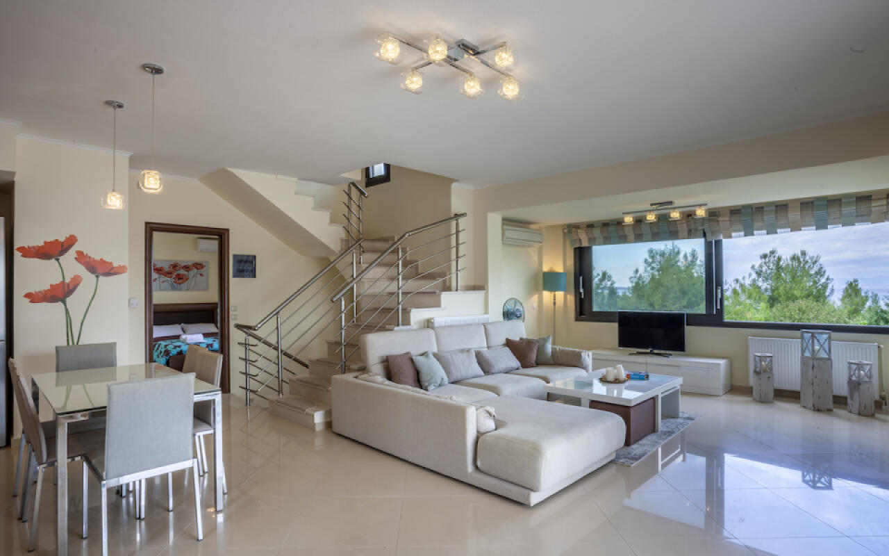 Panoramic view Villa Deny , Hanioti