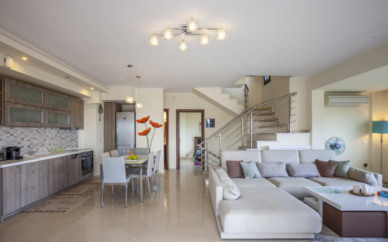 Panoramic view Villa Deny , Hanioti