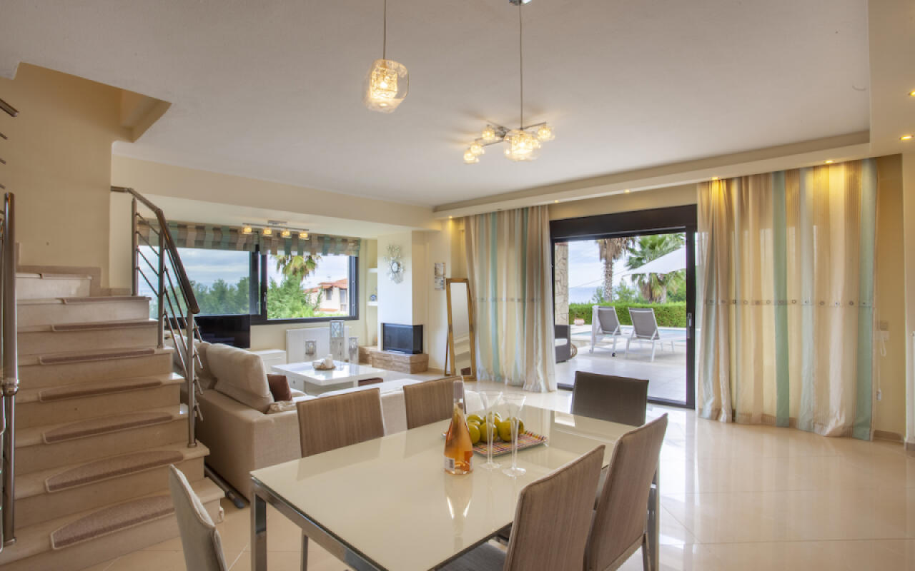 Panoramic view Villa Deny , Hanioti